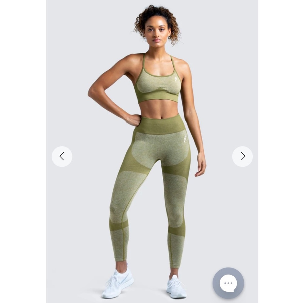 Olive green Do You Even Seamless impact leggings